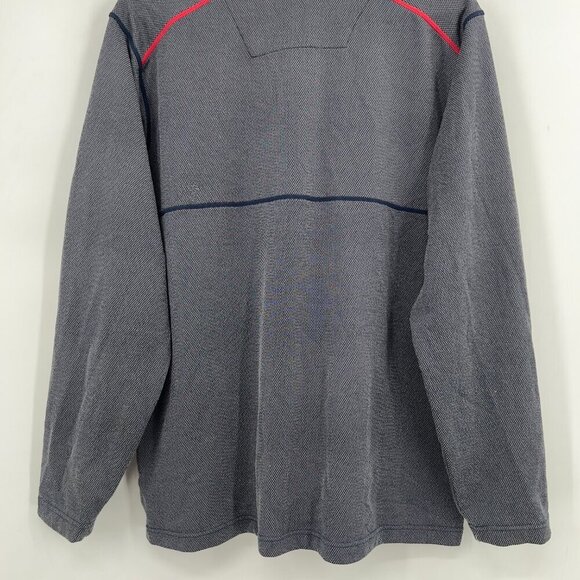 Antigua NFL Houston Texans Quarter-Zip Pullover – Men’s XL Navy/Gray - Picture 7 of 9